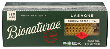 Organic Lasagna Pasta - 12 OZ