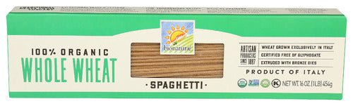 Organic Whole Wheat Spaghetti