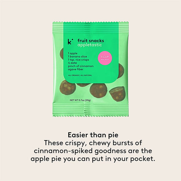 Appletastic Organic Natural Fruit Snacks (5-pack)