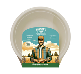 12 OZ Compostable Bowl - 20 CT