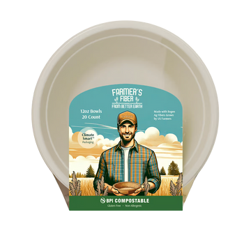 12 OZ Compostable Bowl - 20 CT