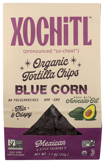 Xochitl Blue Corn Tortilla Chips - 7.5 OZ