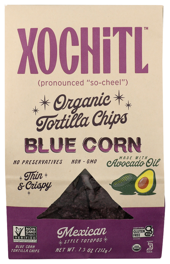 Xochitl Blue Corn Tortilla Chips - 7.5 OZ