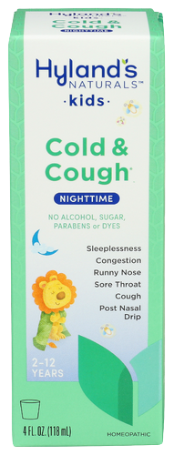 Hyland's Kid Nighttime Cold & Cough Syrup - 4 OZ