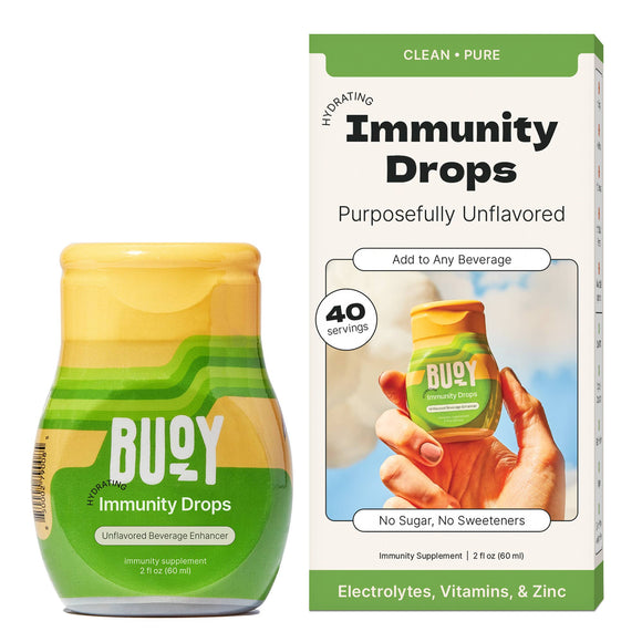 Immunity Drops: Unsweetened Hydration + Immune for Any Drink