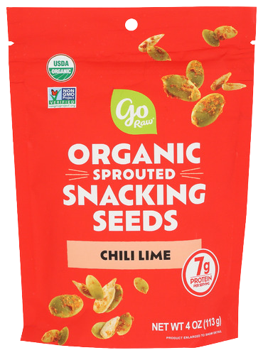 Go Raw Chili Lime Sprouted Snacking Seeds - 4 OZ