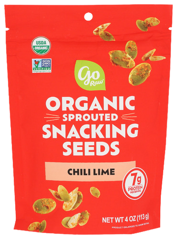 Go Raw Chili Lime Sprouted Snacking Seeds - 4 OZ