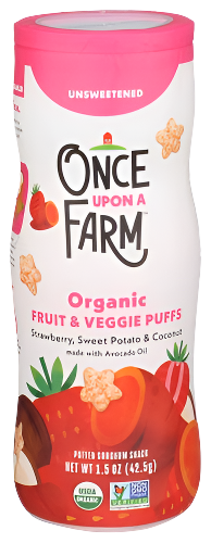 Strawberry, Sweet Potato & Coconut Puffs - 1.5 OZ