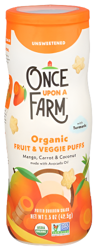 Mango, Carrot & Coconut Puffs - 1.5 OZ