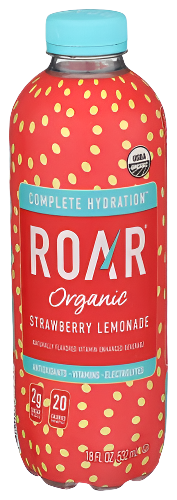 Organic Strawberry Lemonade Beverage - 18 FO