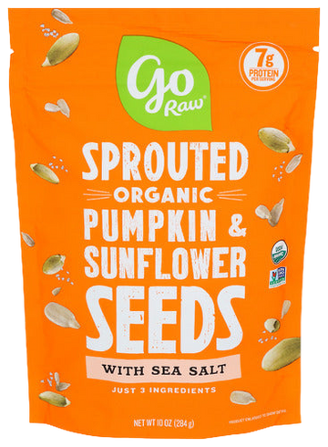 Go Raw Sea Salt Sprouted Pumpkin Seeds - 10 OZ