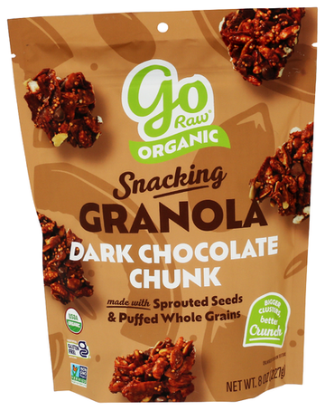 Go Raw Dark Chocolate Chunk Granola - 8 OZ