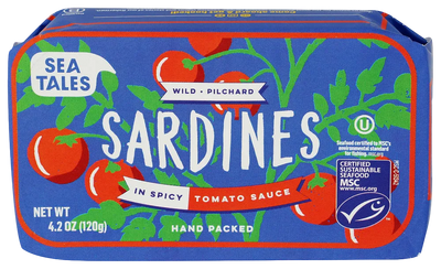 Sea Tales Sardines in Spicy Tomato Sauce - 4.2 OZ
