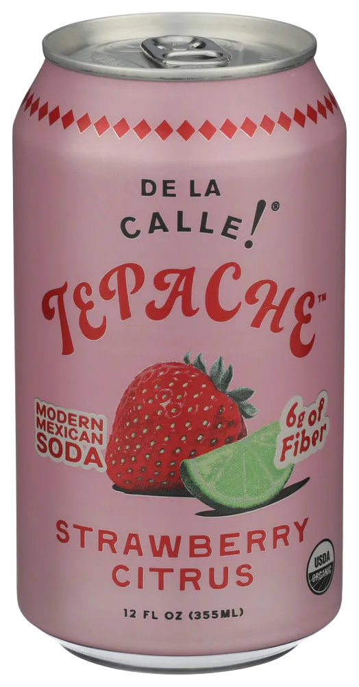 De La Calle Strawberry Citrus Tepache - 12 OZ