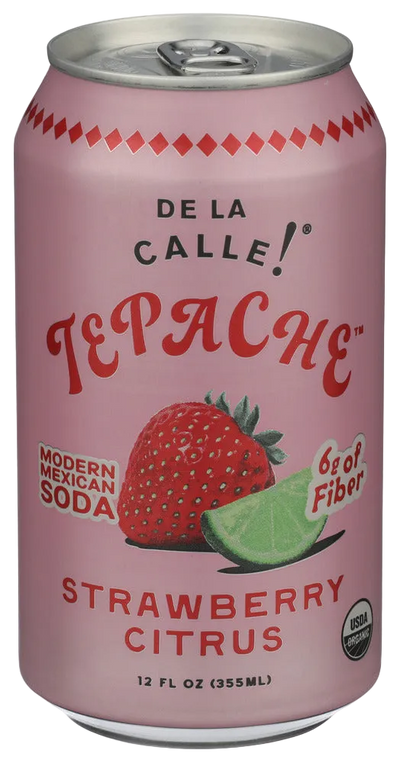 De La Calle Strawberry Citrus Tepache - 12 OZ