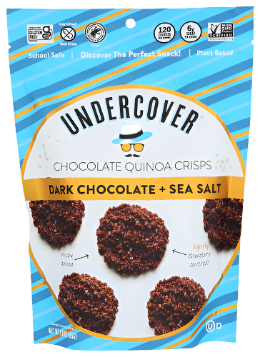 Dark Chocolate + Sea Salt Quinoa Crisps - 3 OZ