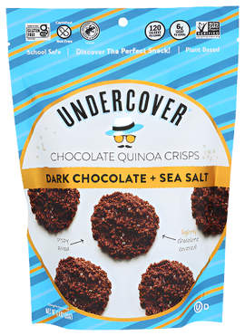 Dark Chocolate + Sea Salt Quinoa Crisps - 3 OZ