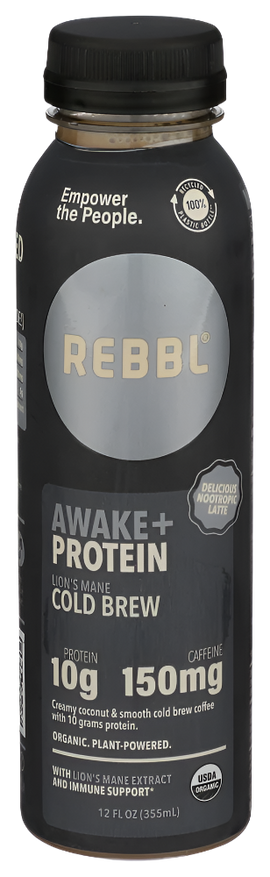 Lion's Mane Cold Brew Protein Drink - 12 FO