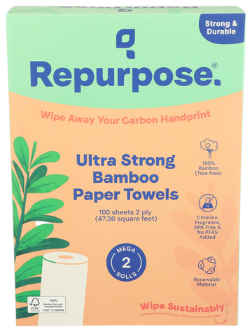 Repurpose Ultra Strong Bamboo Paper Towels - 2 PK
