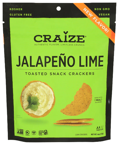 Toasted Jalapeno Lime Cracker - 4 OZ