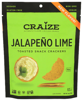 Toasted Jalapeno Lime Cracker - 4 OZ