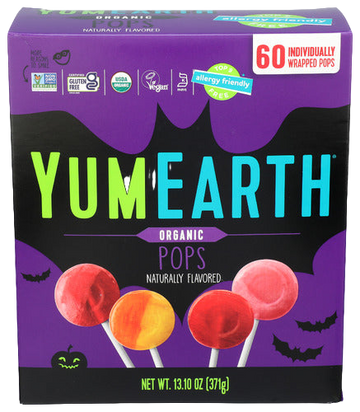 YumEarth Fruit Lollipops - 60 EA