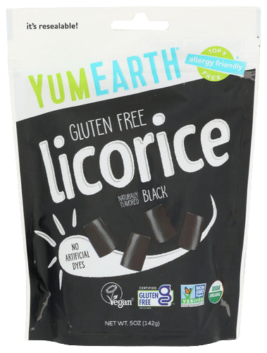 Yumearth Black Licorice - 5 OZ
