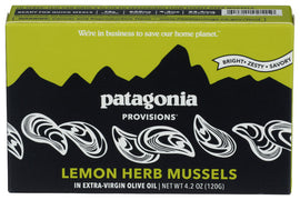 Organic Lemon Herb Mussels - 4.2 OZ