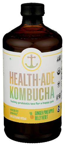 Health Ade Ginger Pineapple Kombucha - 16 FO