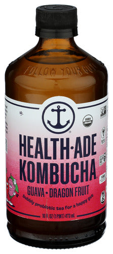 Organic Guava Dragonfruit Kombucha - 16 FO