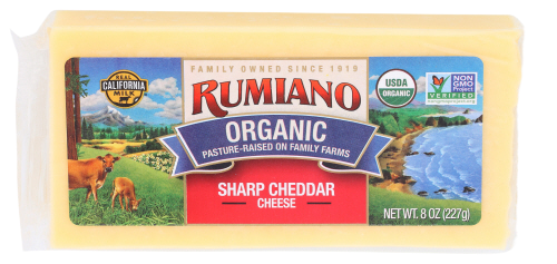 Organic Sharp Cheddar Cheese Bar - 8 OZ