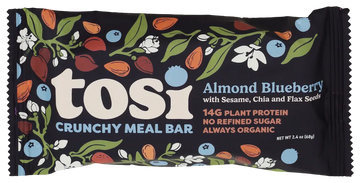 Tosi Almond Blueberry Bar - 2.4 OZ