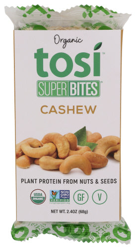 Tosi Organic Cashew Super Bites - 2.4 OZ