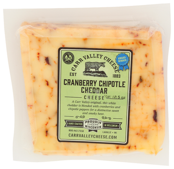 Carr Valley Cranberry Chipotle Cheddar Cheese - 5 OZ