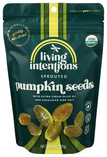 Living Intentions Sprouted Pumpkin Seeds - 8 OZ
