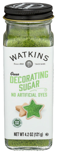Watkins Green Decorating Sugar - 4.2 OZ