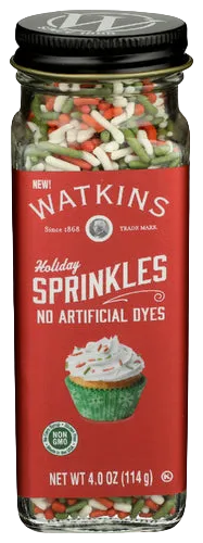 Watkins Holiday Sprinkles - 4 OZ