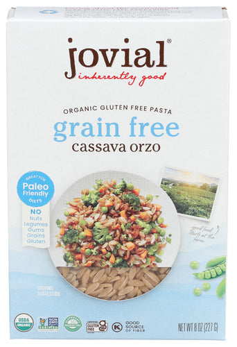 Organic Cassava Orzo Pasta - 8 OZ