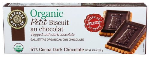 Organic Petit Dark Chocolate Biscuit - 5.29 OZ
