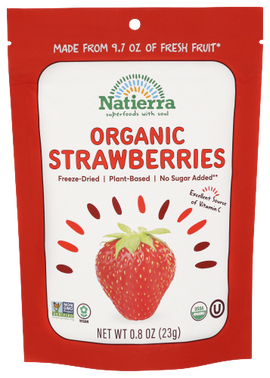 Organic Freeze-Dried Strawberries - 0.8 OZ