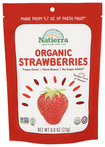 Organic Freeze-Dried Strawberries - 0.8 OZ