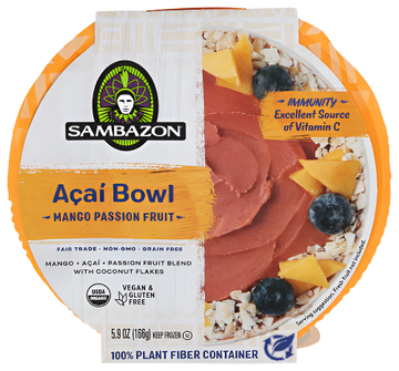 Mango Passion Fruit Acai Bowl - 5.9 OZ