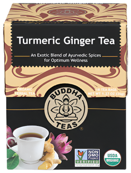 Organic Turmeric Ginger Tea - 18 BG