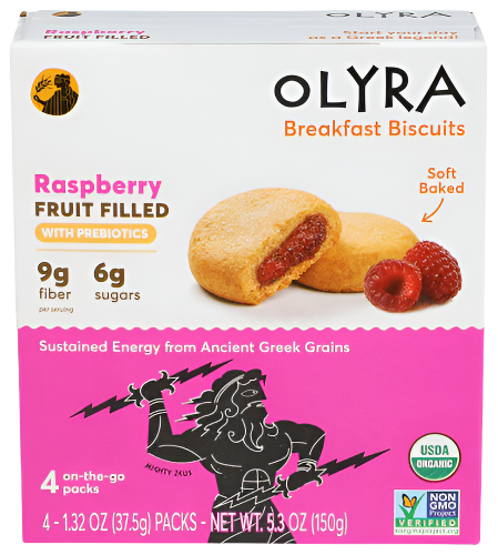 Olyra Raspberry Soft Baked Bites - 5.28 OZ