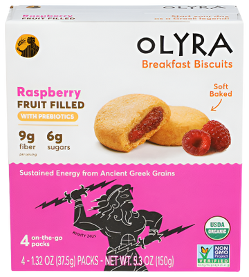 Olyra Raspberry Soft Baked Bites - 5.28 OZ