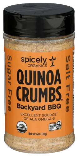Spicely Organics Backyard BBQ Quinoa Crumbs - 6 OZ