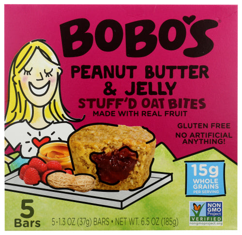 Peanut Butter & Jelly Stuff'd Oat Bites - 5 CT