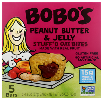 Peanut Butter & Jelly Stuff'd Oat Bites - 5 CT