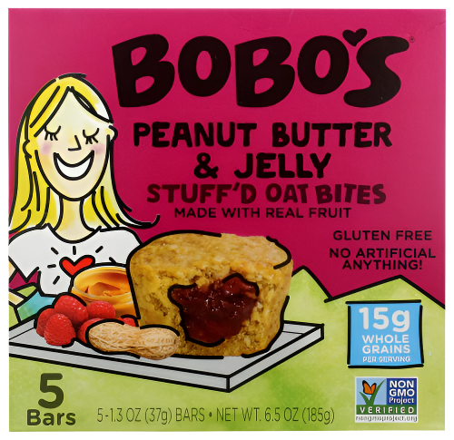 Peanut Butter & Jelly Stuff'd Oat Bites - 5 CT