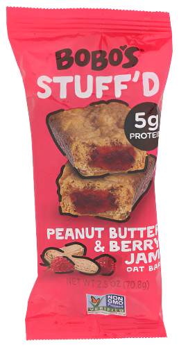 Peanut Butter & Berry Jam Oat Bars - 2.5 OZ